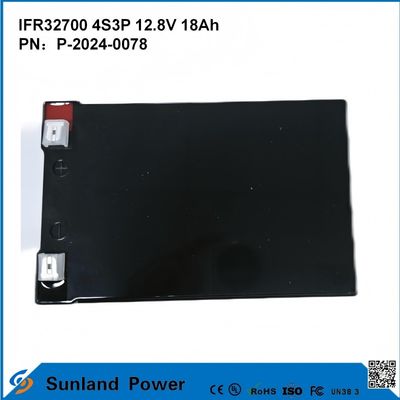 IFR32700 4S3P 12.8V 18Ah Para luz solar de inundação LEDs de jardim Luzes solares bateria lifepo4