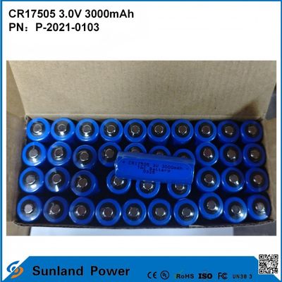 CR17505 3,0V 3000mAh Bateria SmartPower para IndustrialGuard SegurançaPower HealthGuard