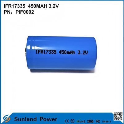 Bateria IFR17335 3.2V 450mah adequada para uma variedade de dispositivos e cenários, incluindo: Produtos digitais Equipamento de iluminação Ferramentas elétricas Pequenos aparelhos Sistemas de armazenamento de energia