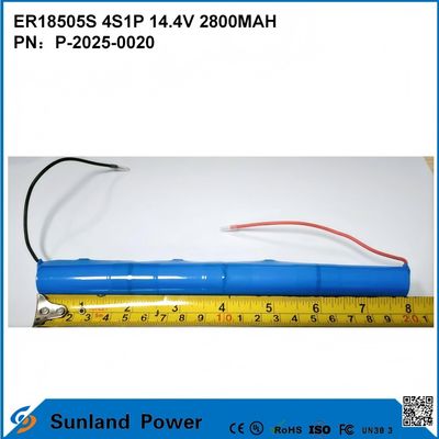 ER18505S 4S1P 14.4V 2800MAH Bateria de alta capacidade resistente a altas temperaturas