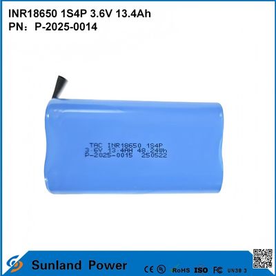 INR18650 1S4P3.6V 13.4Ah A combinação perfeita de alta capacidade e alta tensão