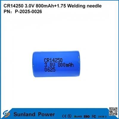 BATERIA CR14250 3.0V 800MAH+1.75 AGULHA DE SOLDA