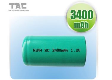 Baterias recarregáveis 1800mAh do hidruro de alta temperatura do metal do níquel do Ni MH