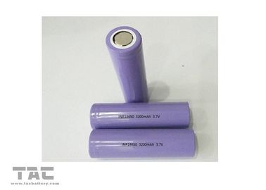 18*65MM Li - bateria cilíndrica 18650 do íon 3,7 volts de 3200mAh para a passagem BSMI