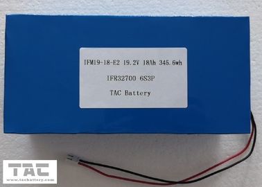 bloco 32700 18AH da bateria de 19.2V LiFePO4 com o conector para a certificação sadia do UL do dispositivo