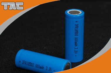 Tipo cilíndrico do poder da bateria LFR18500P 900mAh de 3.2V LiFePO4 para dispositivos de poder superior
