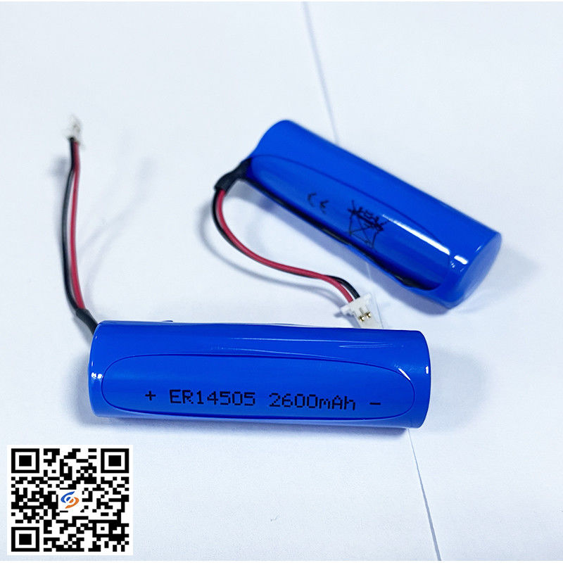 3Bateria industrial não recarregável LiSOCl2 ER14505 2600mAh para Mousetrap Pass UL1642