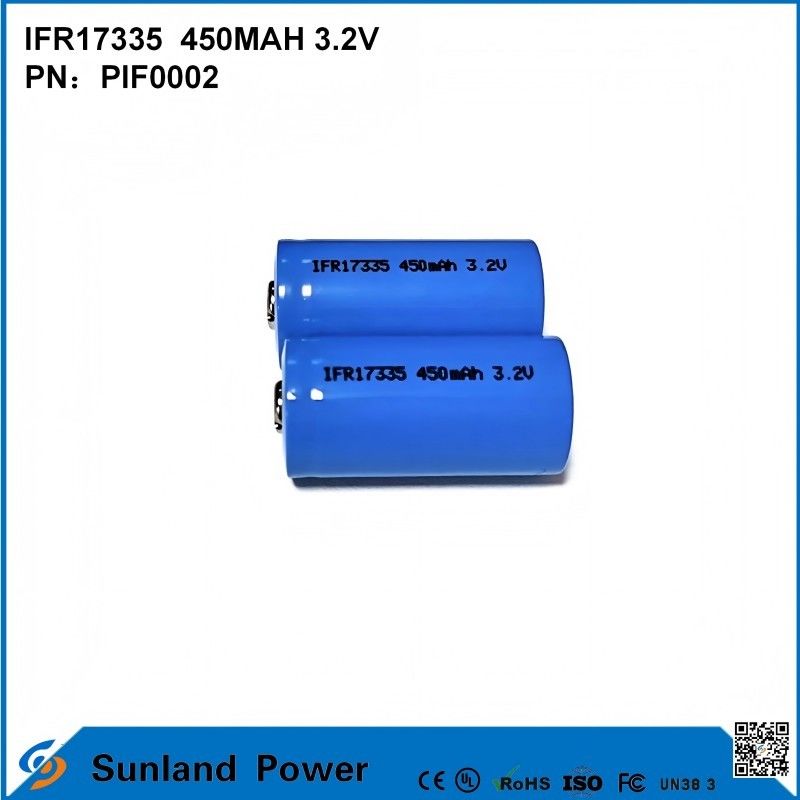 Bateria IFR17335 3.2V 450mah adequada para uma variedade de dispositivos e cenários, incluindo: Produtos digitais Equipamento de iluminação Ferramentas elétricas Pequenos aparelhos Sistemas de armazenamento de energia