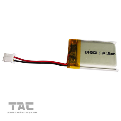 Lítio Ion Batteries Lipo Battery Rechargeable do polímero de LP042030 3.7V 180mAh