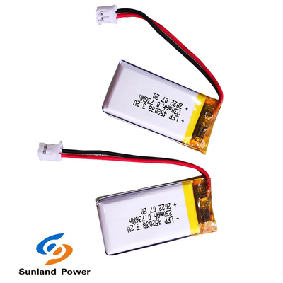 Lítio Ion Batteries LiFePo4 Rechargeble do polímero de LP0452038 3.2V 230mAh