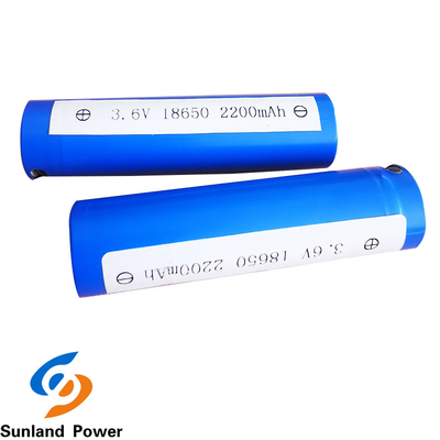Dispositivos de Ion Cylindrical Battery For Home do lítio de ICR18650 3.7V 2200mah