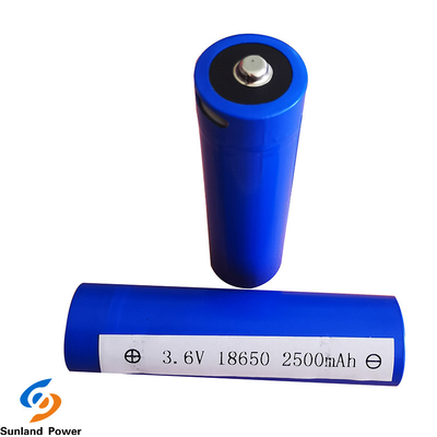 Recarregue o lítio Ion Cylindrical Battery ICR18650 3.6V 2500mah com terminal de USB