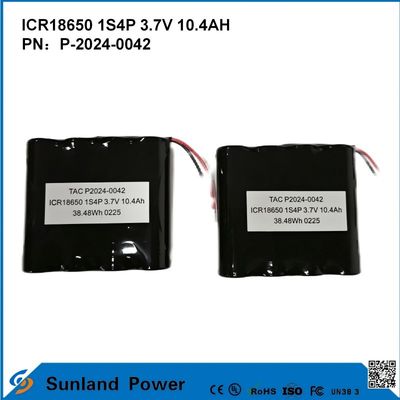 ICR 18650 1S4P Bateria para uma solução de bateria de lítio versátil e de alta capacidade, satisfazendo os requisitos de longa duração da bateria para vários dispositivos, fornecendo energia confiável para dispositivos médicos de baixa potência.