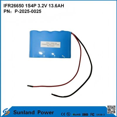 Baterias IFR26650 1S4P 3.2V 13.6Ah para Armazenamento de Energia Móvel Doméstico e Comercial Ferramentas Elétricas de Alta Potência Furadeiras Serras e Esmerilhadeiras