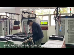 bloco da bateria de 48V 42AH IFR32700 16S7P LiFePO4 para o robô