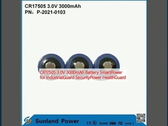CR17505 3,0V 3000mAh Bateria SmartPower para IndustrialGuard SegurançaPower HealthGuard