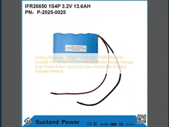 Fábrica Produz Baterias IFR26650 1S4P 3.2V 13.6Ah Adequadas para Armazenamento de Energia Móvel Doméstico e Comercial, Ferramentas Elétricas de Alta Potência, Furadeiras, Serras e Esmerilhadeiras, Equipamentos Médicos Portáteis