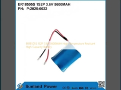 ER18505S 1S2P 3.6V 5600MAH Bateria de alta capacidade resistente a altas temperaturas