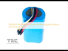 Baterias recarregáveis para ferramentas elétricas IFR26650F 6400mAh 6.4V com ciclo de vida longo