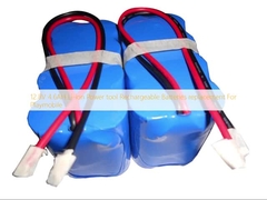 12,8V 4,6AH Baterias de iões de lítio para ferramentas elétricas recarregáveis de substituição para Playmobile