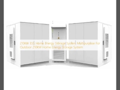 210KW ESS Sistema de armazenamento de energia doméstico Multipurpose Para o exterior 210KW Sistema de armazenamento de energia doméstica