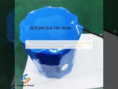 Bateria LiSOCl2 Bateria primária ER34615 5S6P 18V 95Ah Com intervalo de temperatura ambiente de -55°C a 85°C